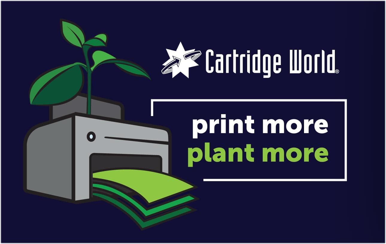 Print More Plant More Logo